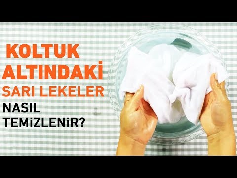 koltuk altı sarı lekeler nasıl geçer
