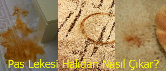 halıdaki pas lekesi nasıl çıkar