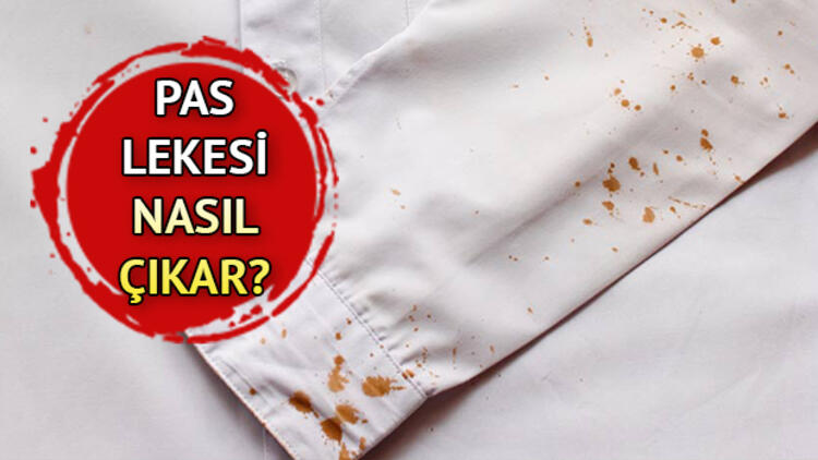 kıyafetlerdeki pas lekeleri nasıl geçer
