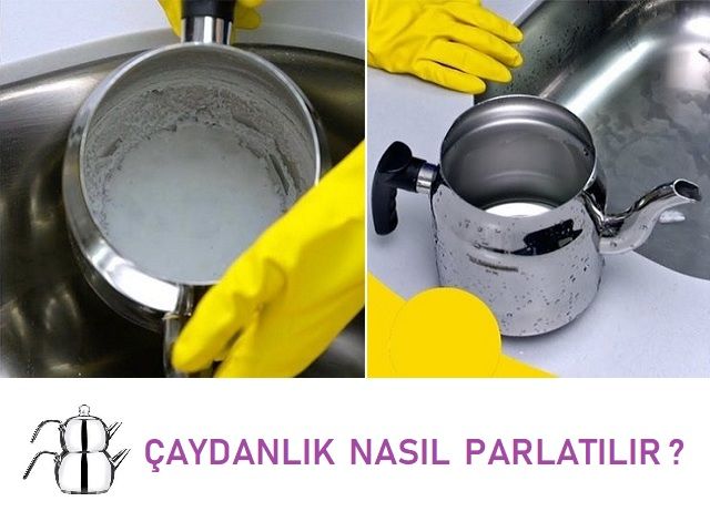 yanmış çaydanlık nasıl temizlenir