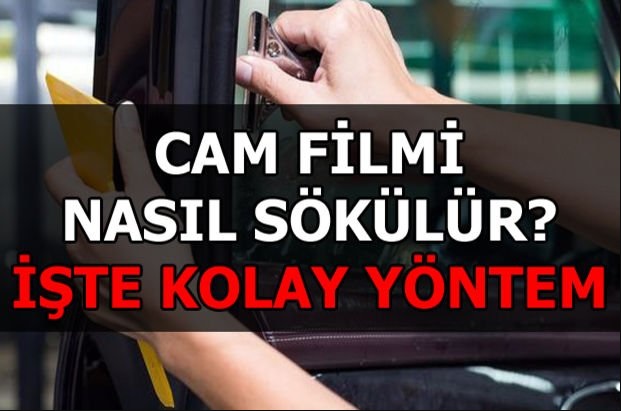 cam filmi nasıl sökülür