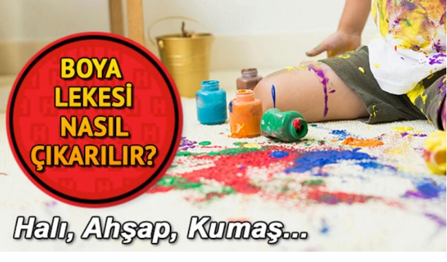 boya lekesi nasıl çıkar